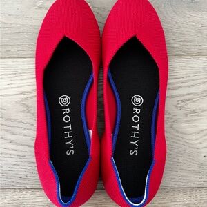 Rothy's Bold Red Flats